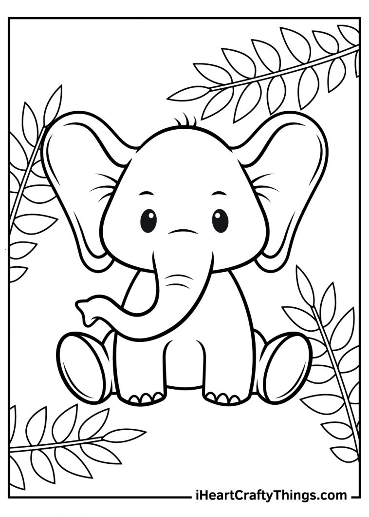 45 Coloring Book Animal 8