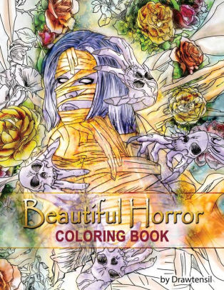 50 Beauty And Horror Coloring Book 14