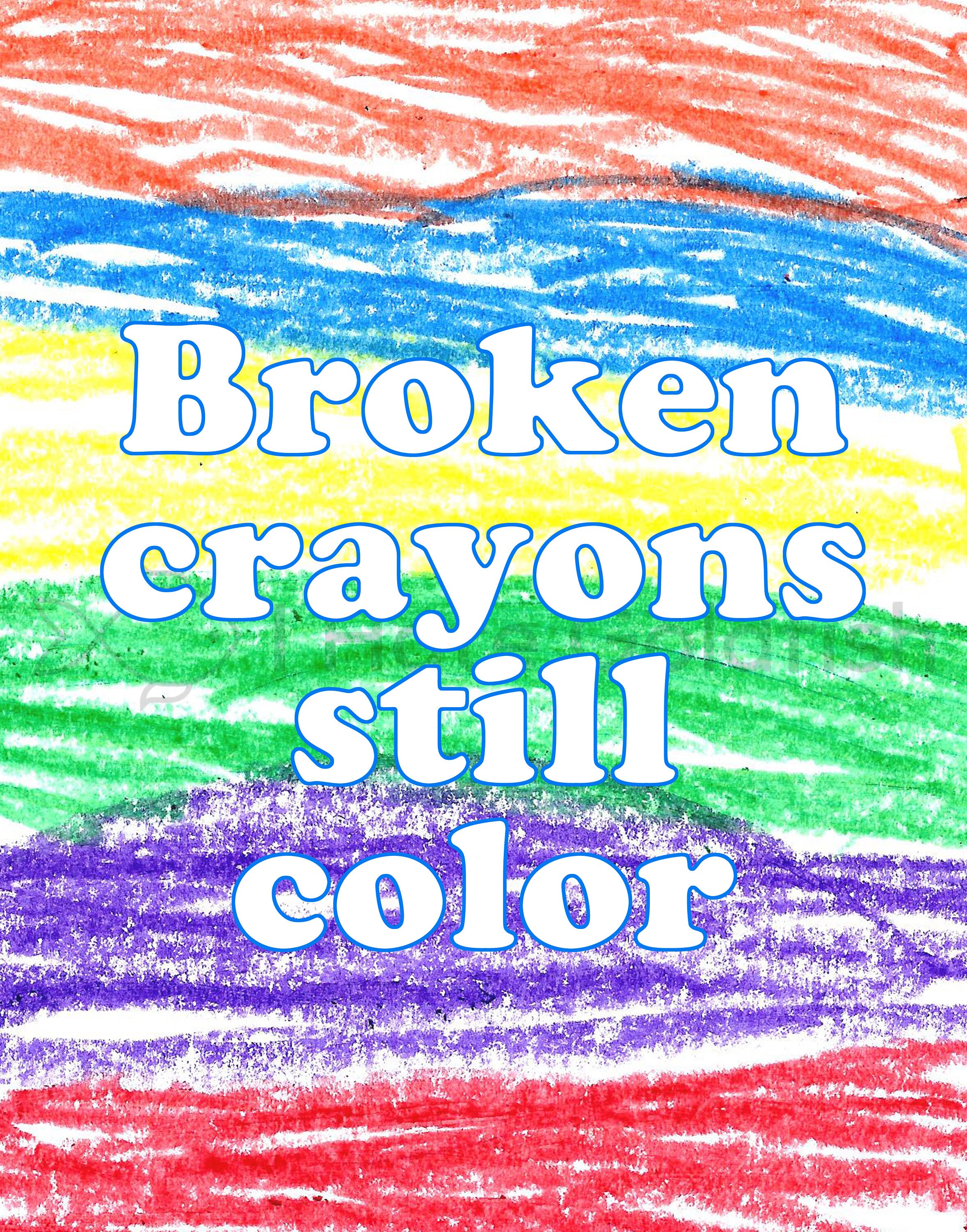 50 Broken Crayons Still Color Book 25