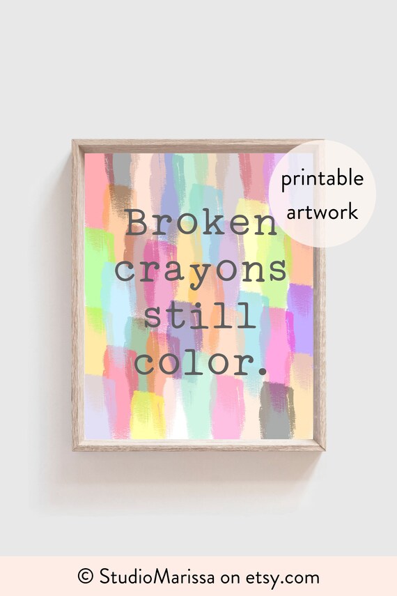 50 Broken Crayons Still Color Book 28