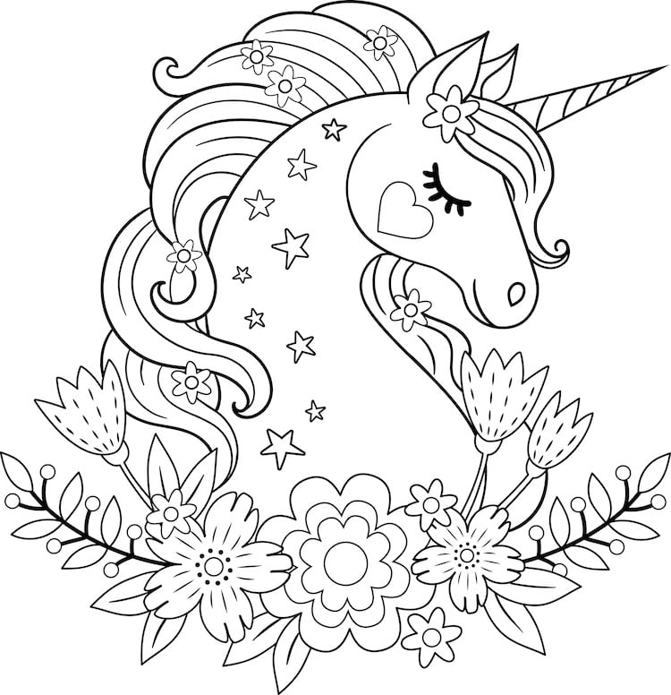 50 Color Book Unicorn 57