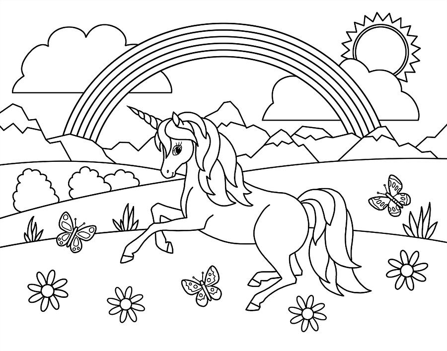 50 Color Book Unicorn 61