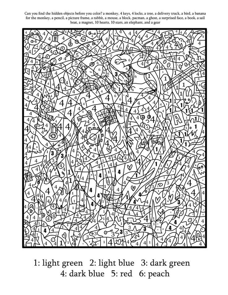 51 Coloring Book By Numbers For Adults 57