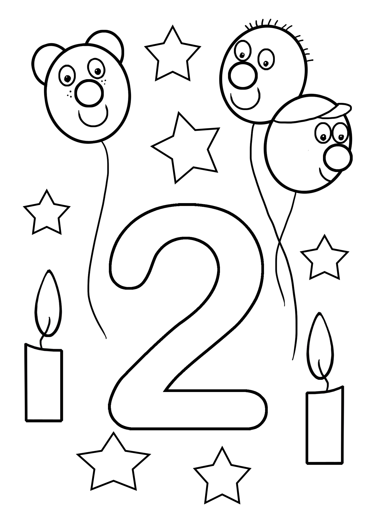 55 Birthday Coloring Book 34