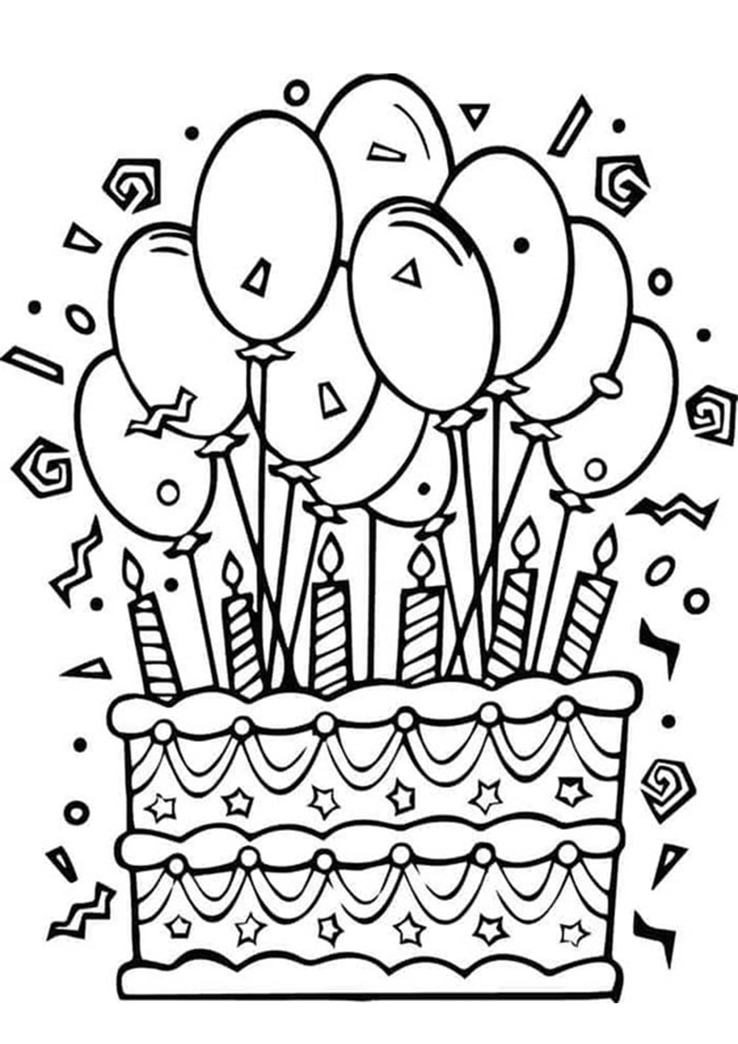 55 Birthday Coloring Book 60