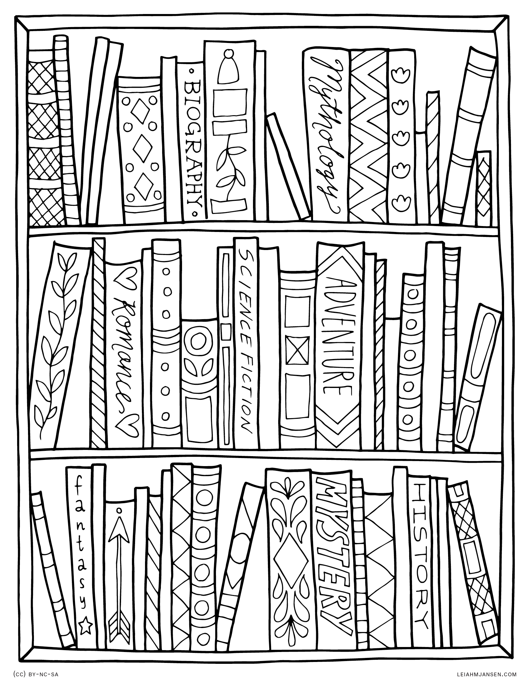 55 Book Cover Coloring Pages 11