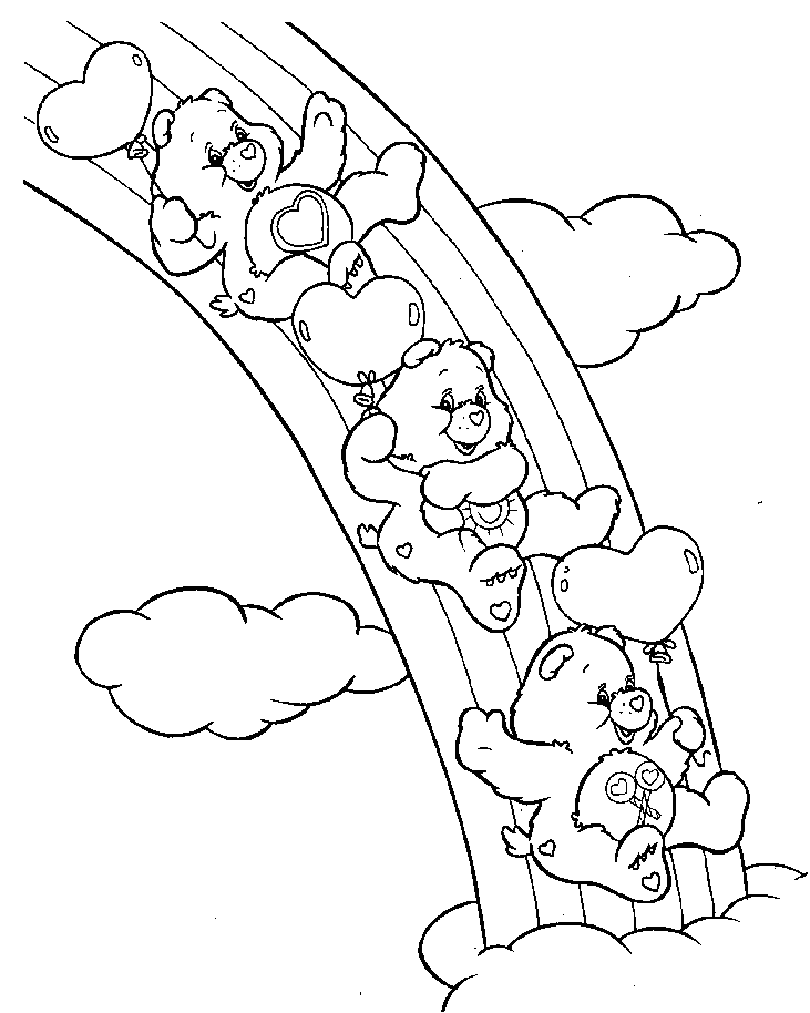 55 Care Bears Coloring Book 16