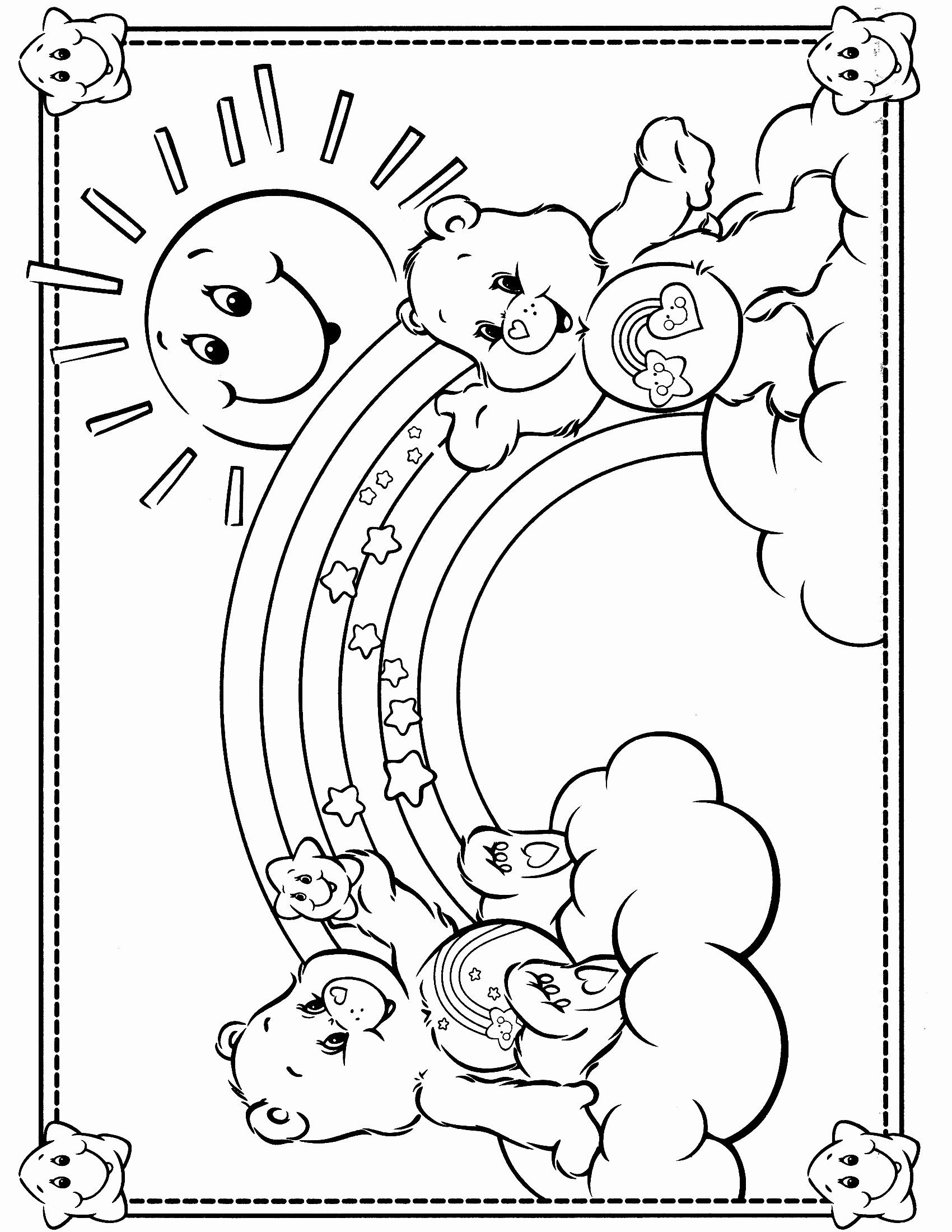 55 Care Bears Coloring Book 17