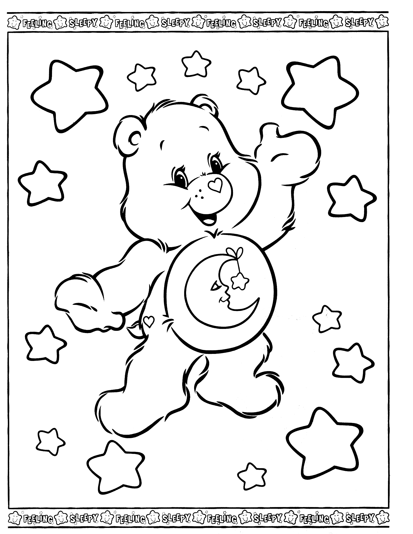 55 Care Bears Coloring Book 19