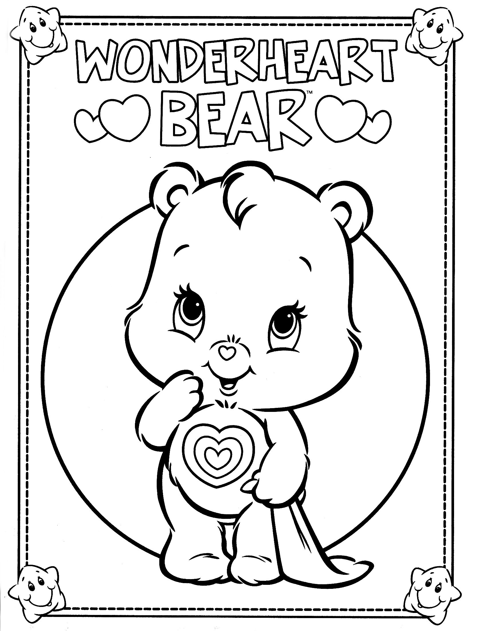 55 Care Bears Coloring Book 30