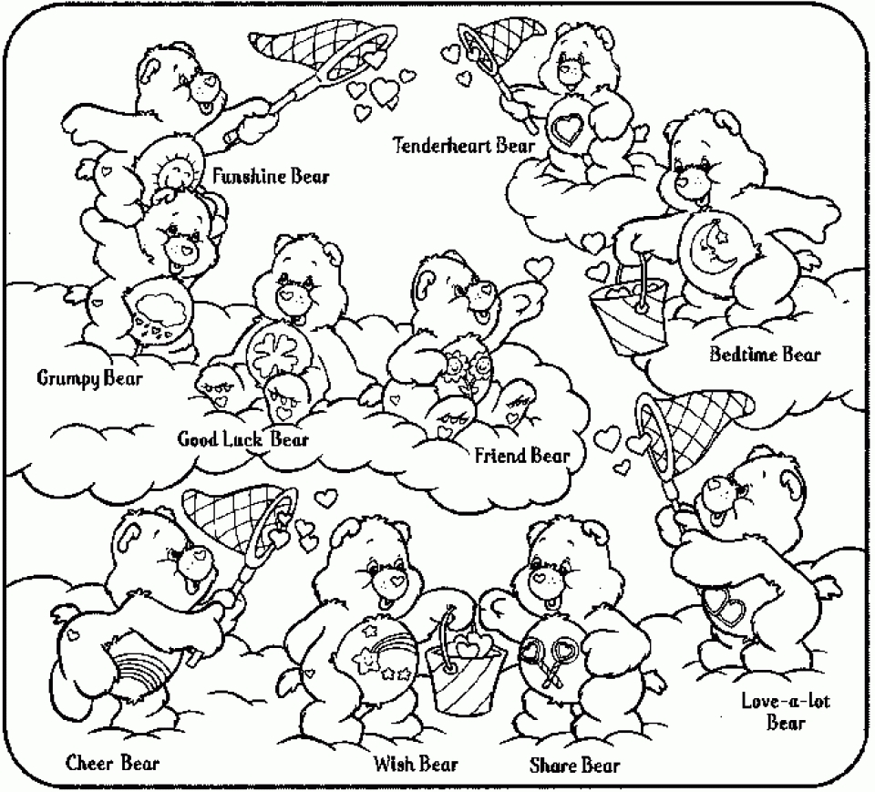 55 Care Bears Coloring Book 47