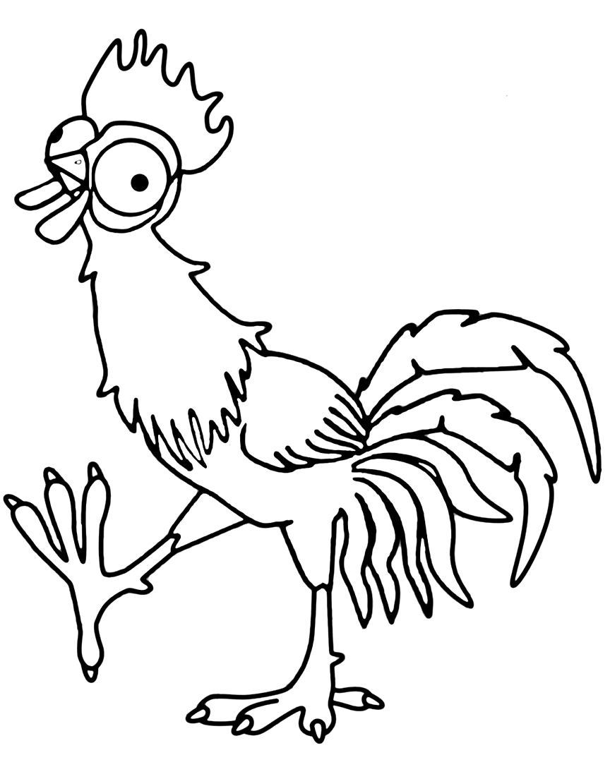 55 Chicken Coloring Book Pages 2