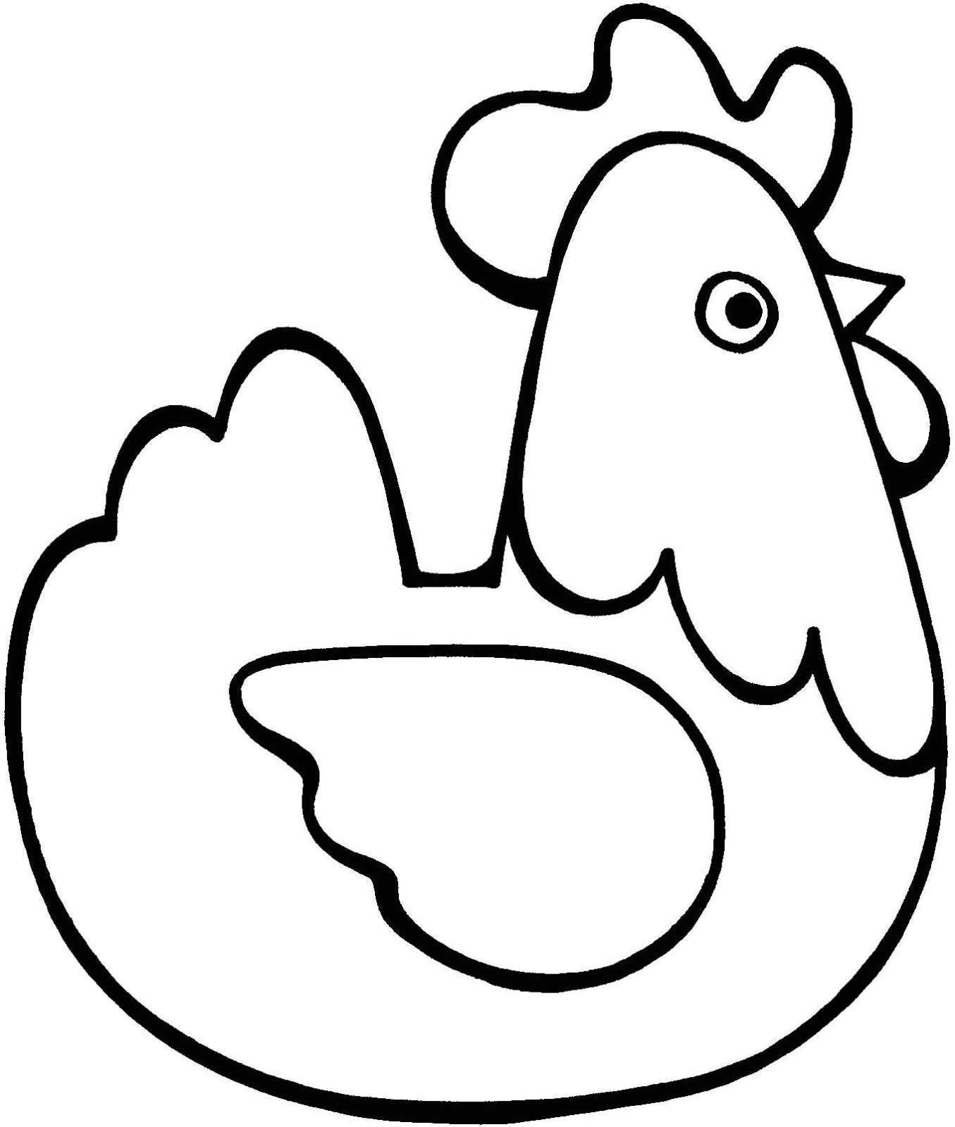 55 Chicken Coloring Book Pages 42