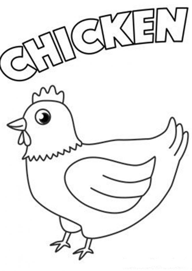 55 Chicken Coloring Book Pages 52