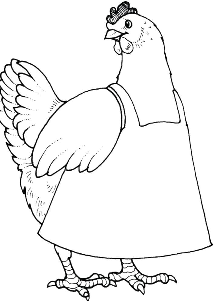 55 Chicken Coloring Book Pages 56