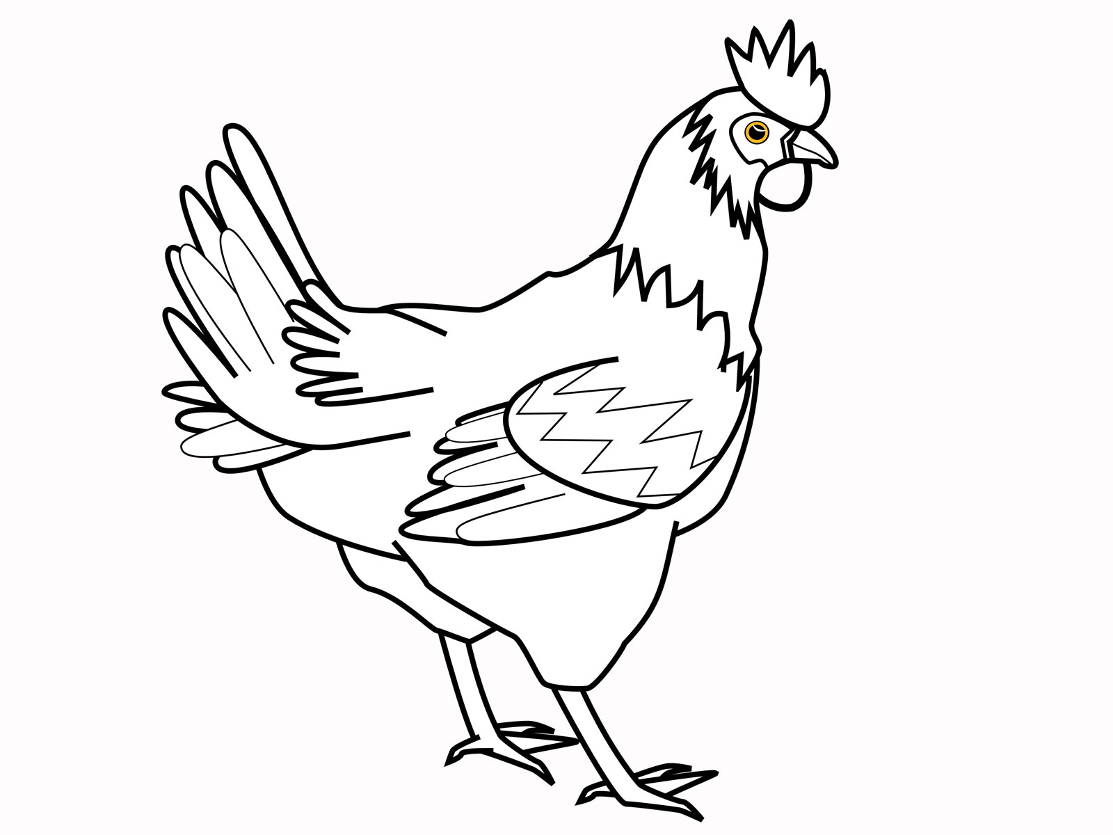 55 Chicken Coloring Book Pages 60