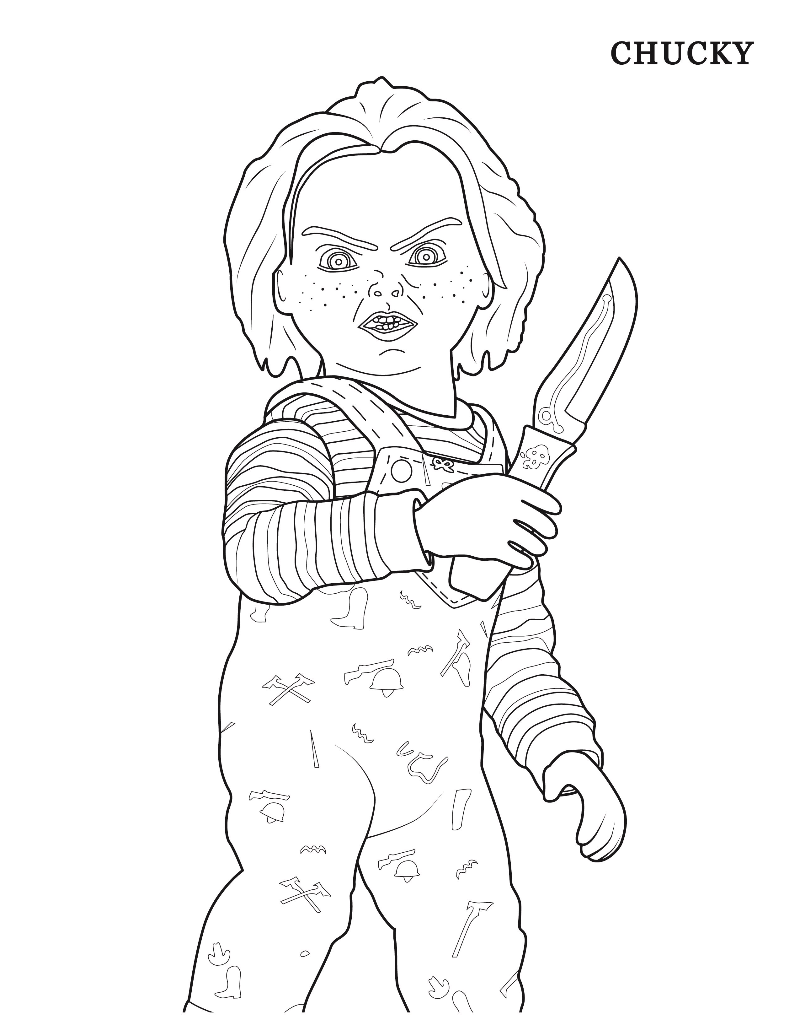 55 Chucky Coloring Book 20