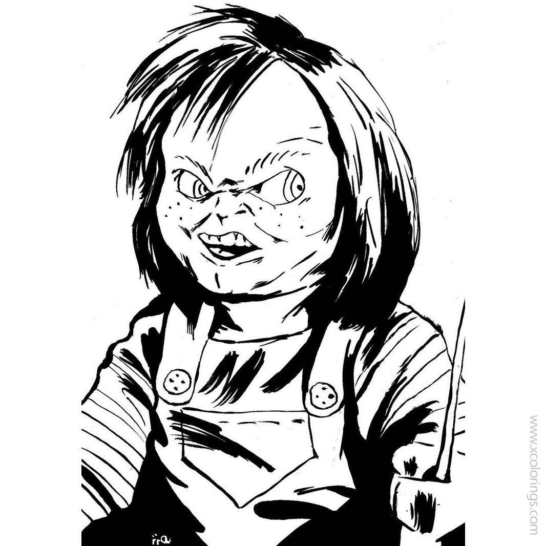 55 Chucky Coloring Book 25