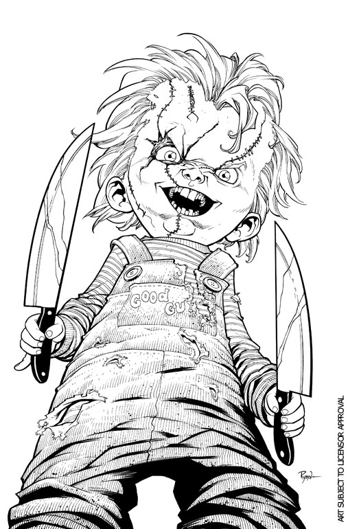 55 Chucky Coloring Book 29