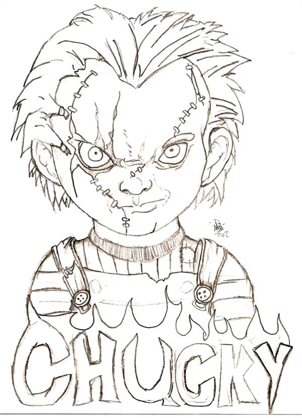 55 Chucky Coloring Book 30