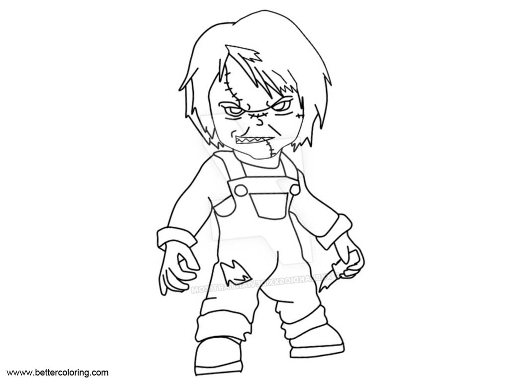 55 Chucky Coloring Book 34