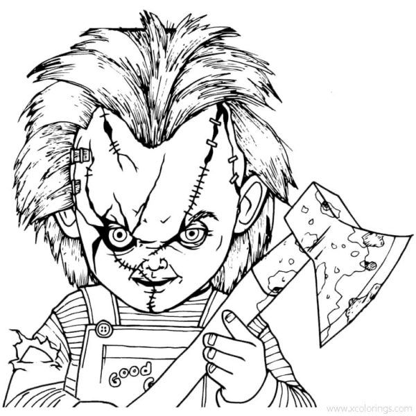 55 Chucky Coloring Book 45