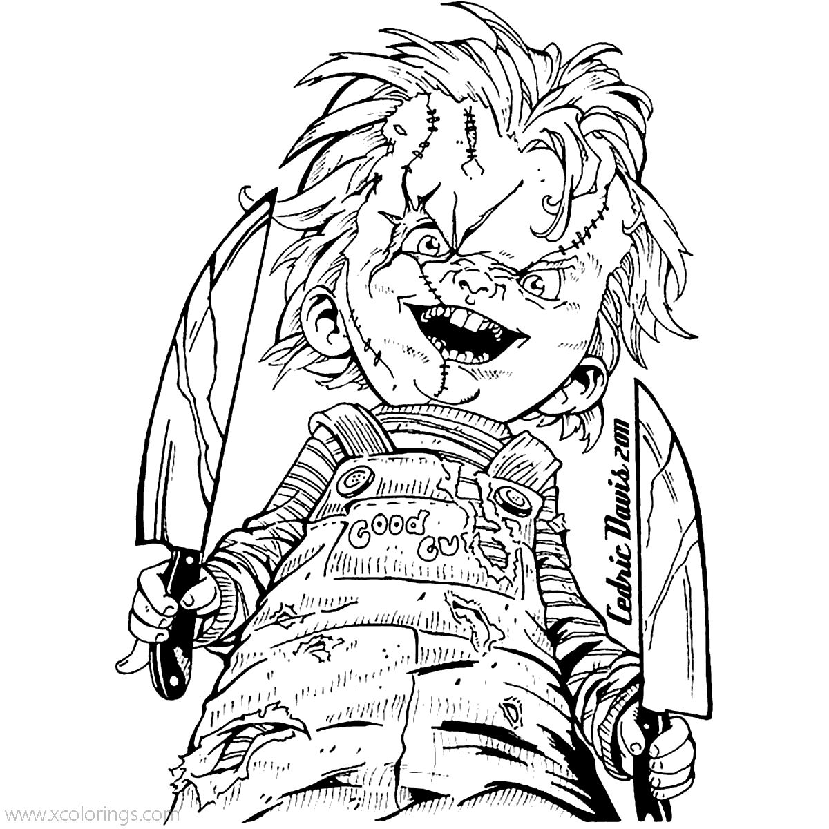 55 Chucky Coloring Book 47