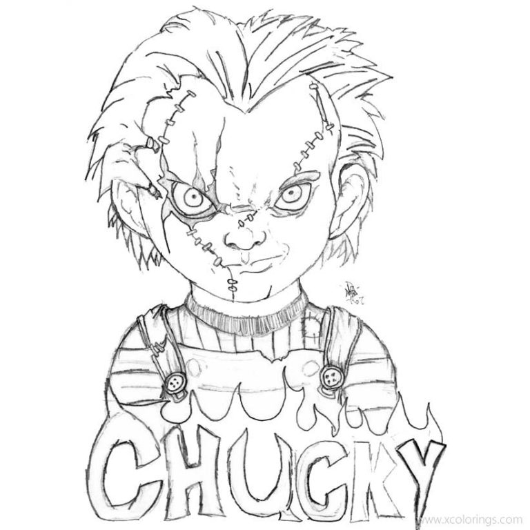 55 Chucky Coloring Book 48