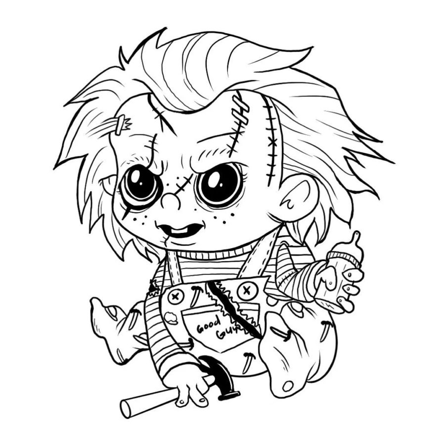 55 Chucky Coloring Book 49