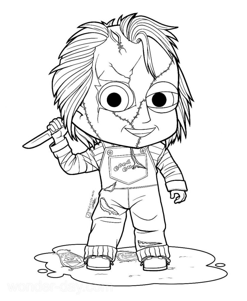 55 Chucky Coloring Book 52