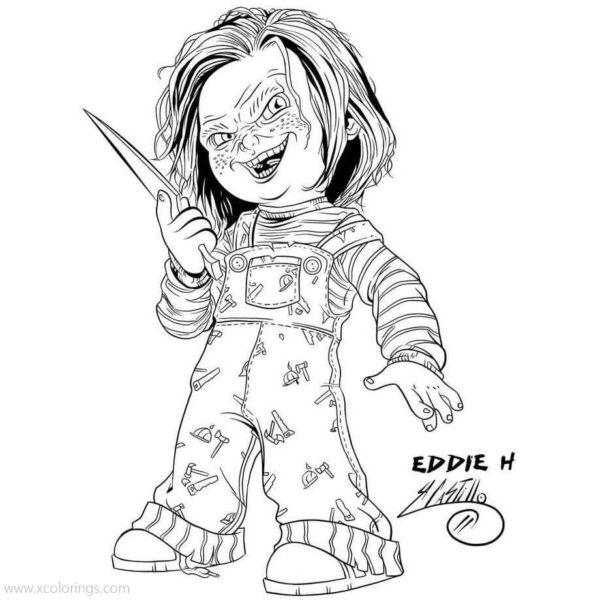 55 Chucky Coloring Book 54