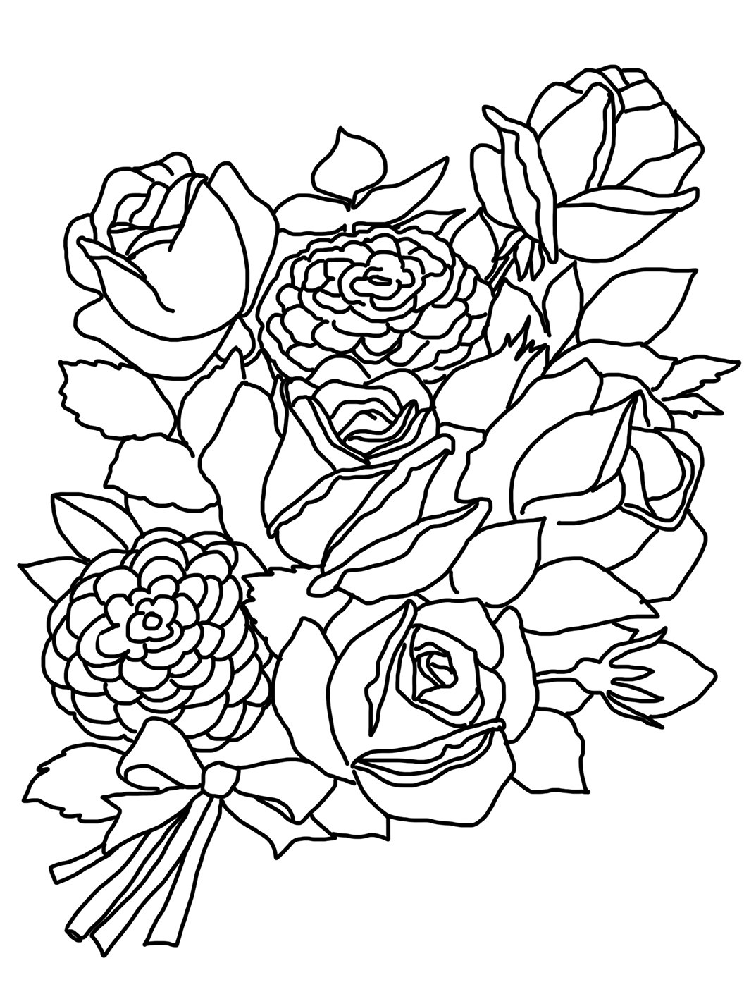 55 Color Book Flowers 20