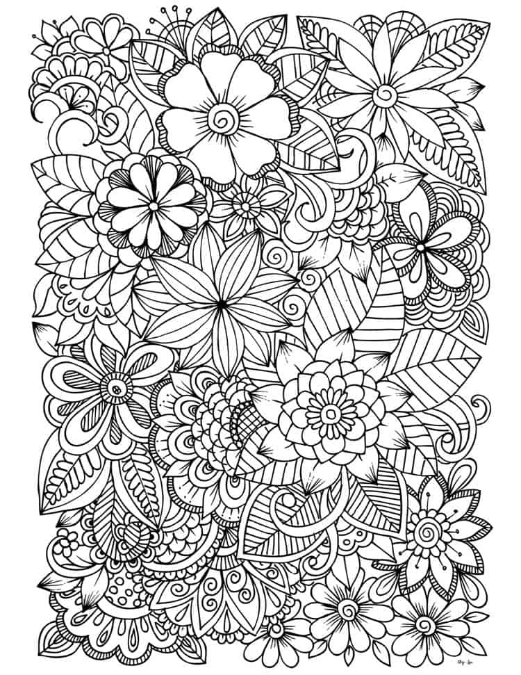 55 Color Book Flowers 46