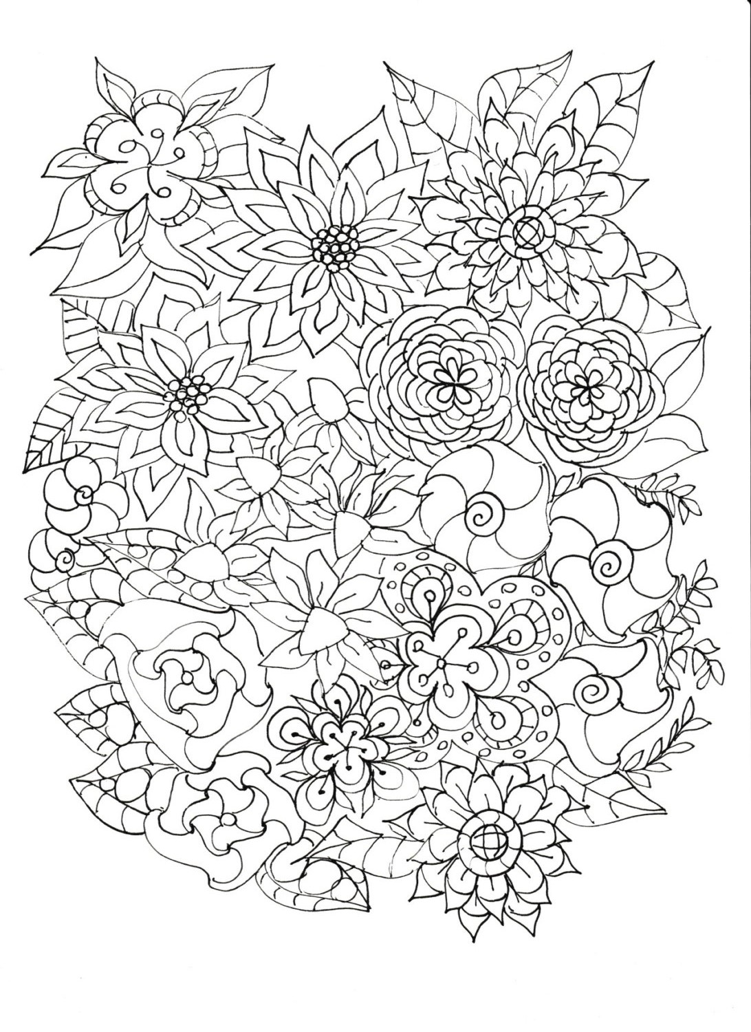 55 Color Book Flowers 51