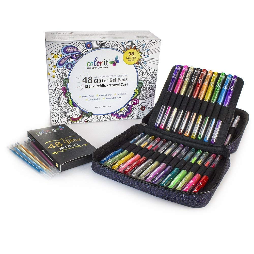 45 Coloring Book Gel Pens 35