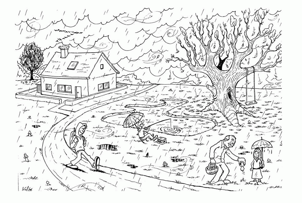 45 Printable Coloring Book Landscapes 63