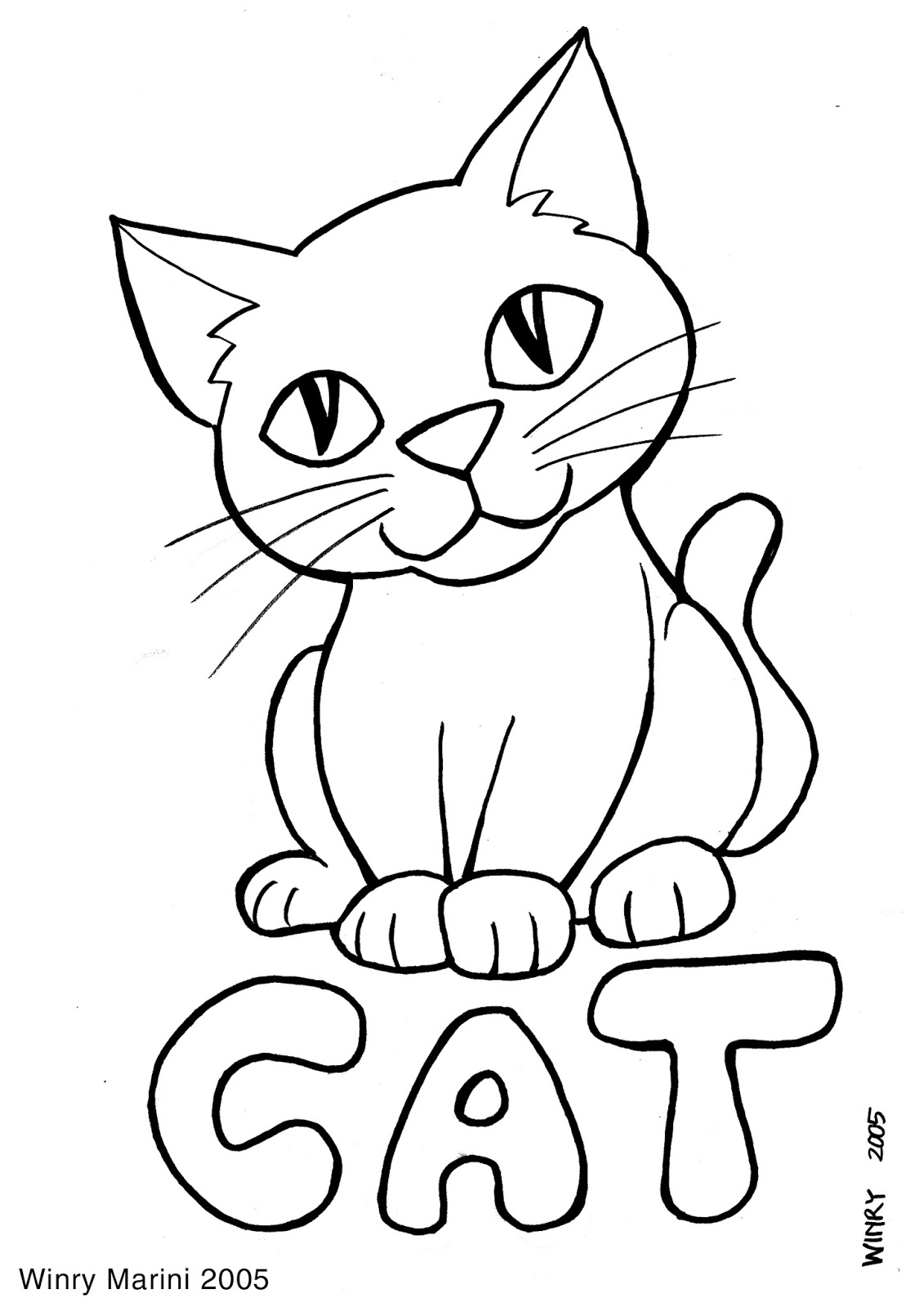 50 Coloring Book Cat 16