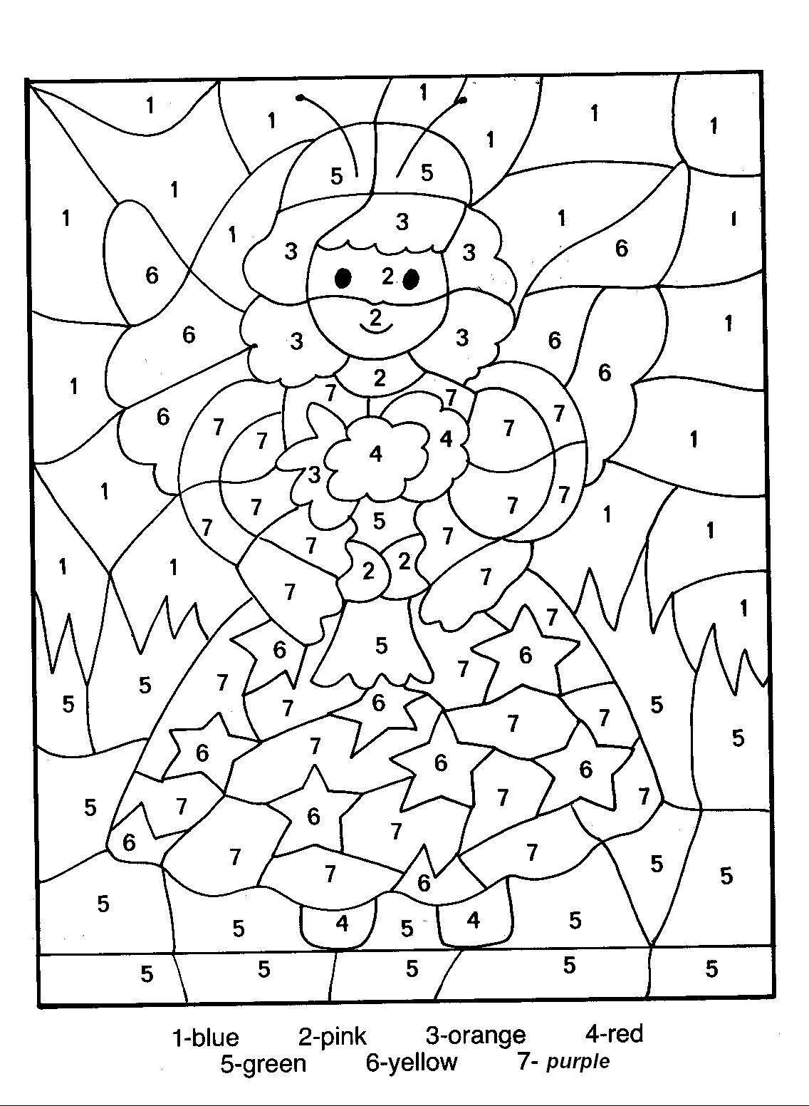 50 Coloring Book Color By Number 1