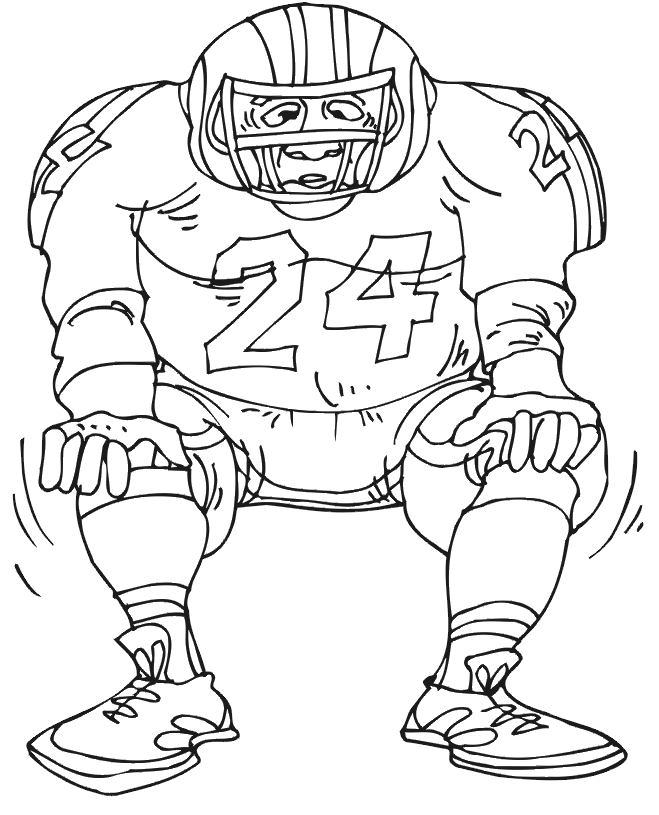 50 Coloring Book Football 22