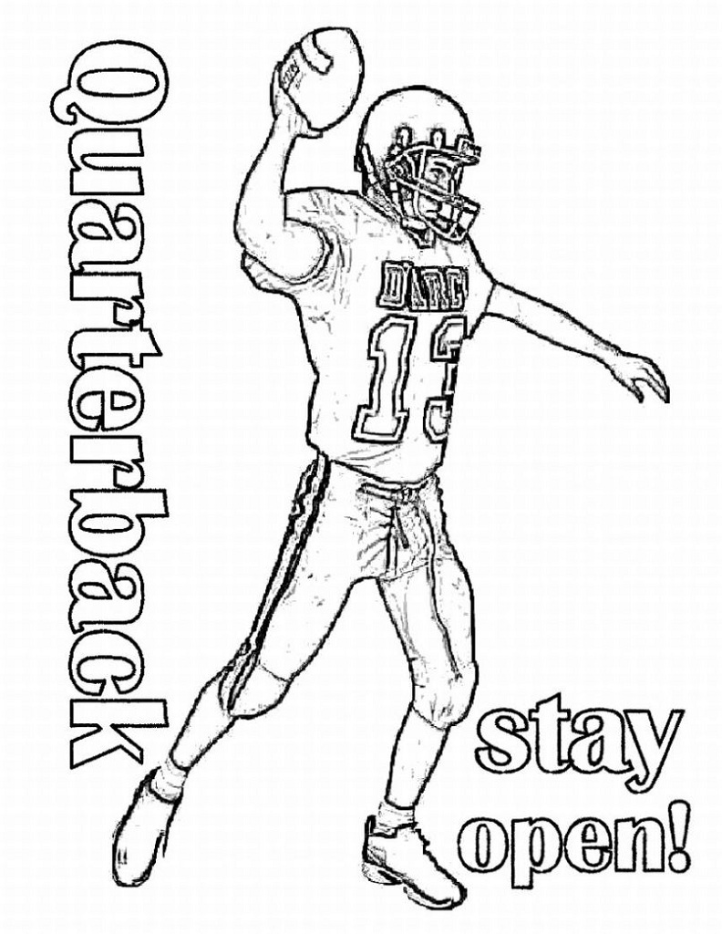 50 Coloring Book Football 27