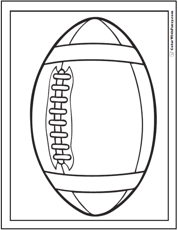 50 Coloring Book Football 45