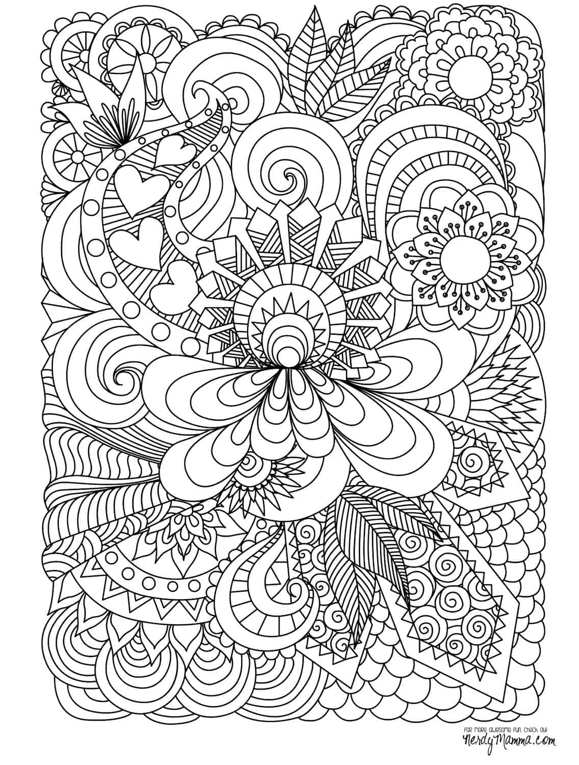 55 Coloring Book For Adults Easy 39