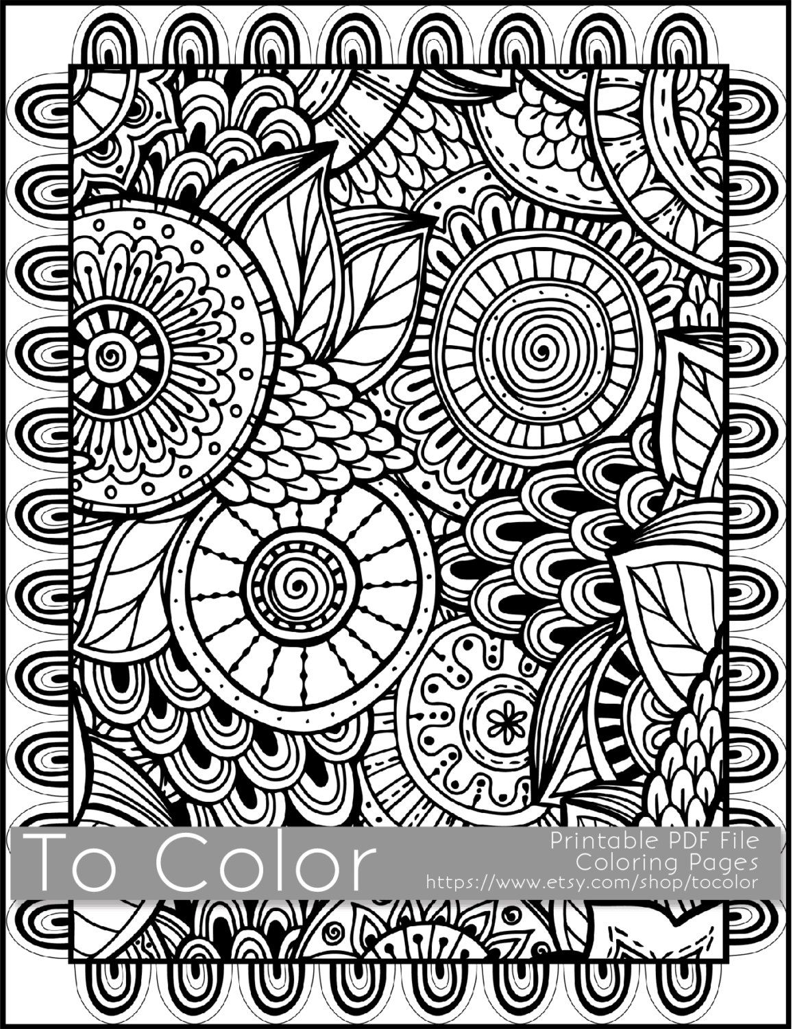 55 Coloring Book For Adults Easy 42