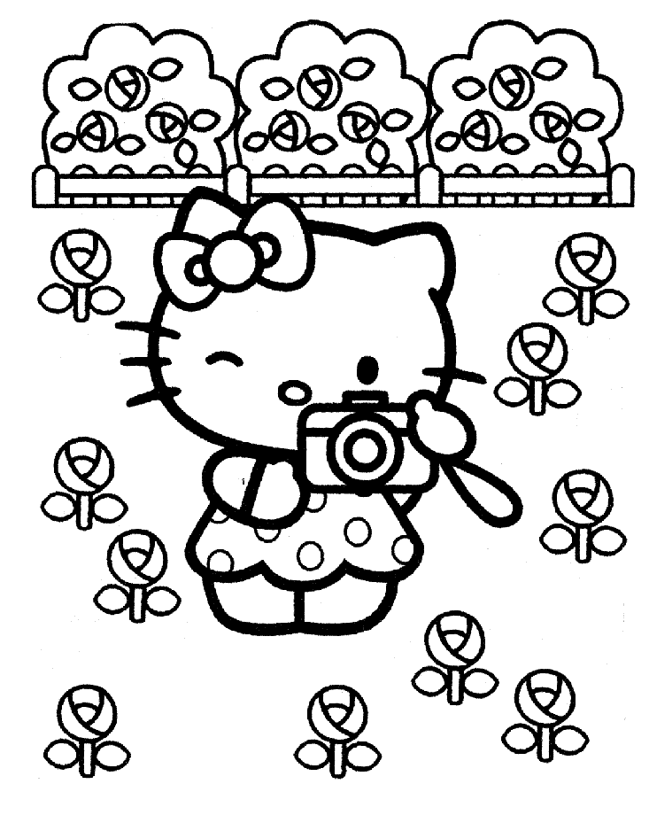 55 Printable Coloring Book Hello Kitty 30