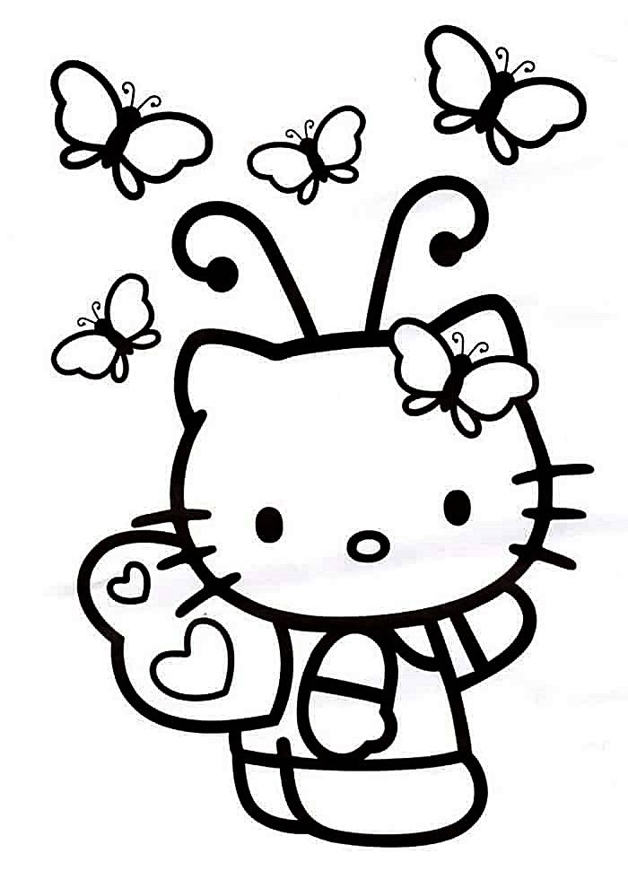 55 Printable Coloring Book Hello Kitty 34