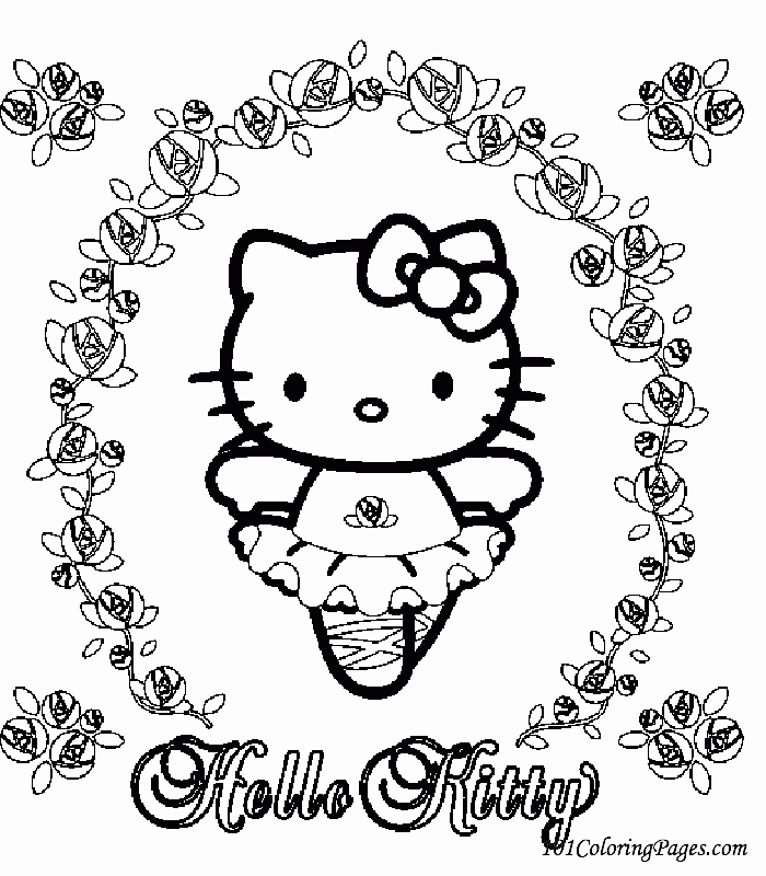 55 Printable Coloring Book Hello Kitty 41