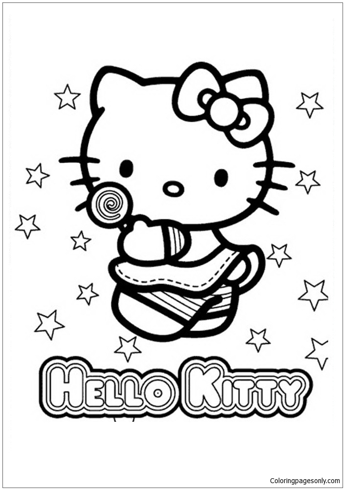 55 Printable Coloring Book Hello Kitty 5