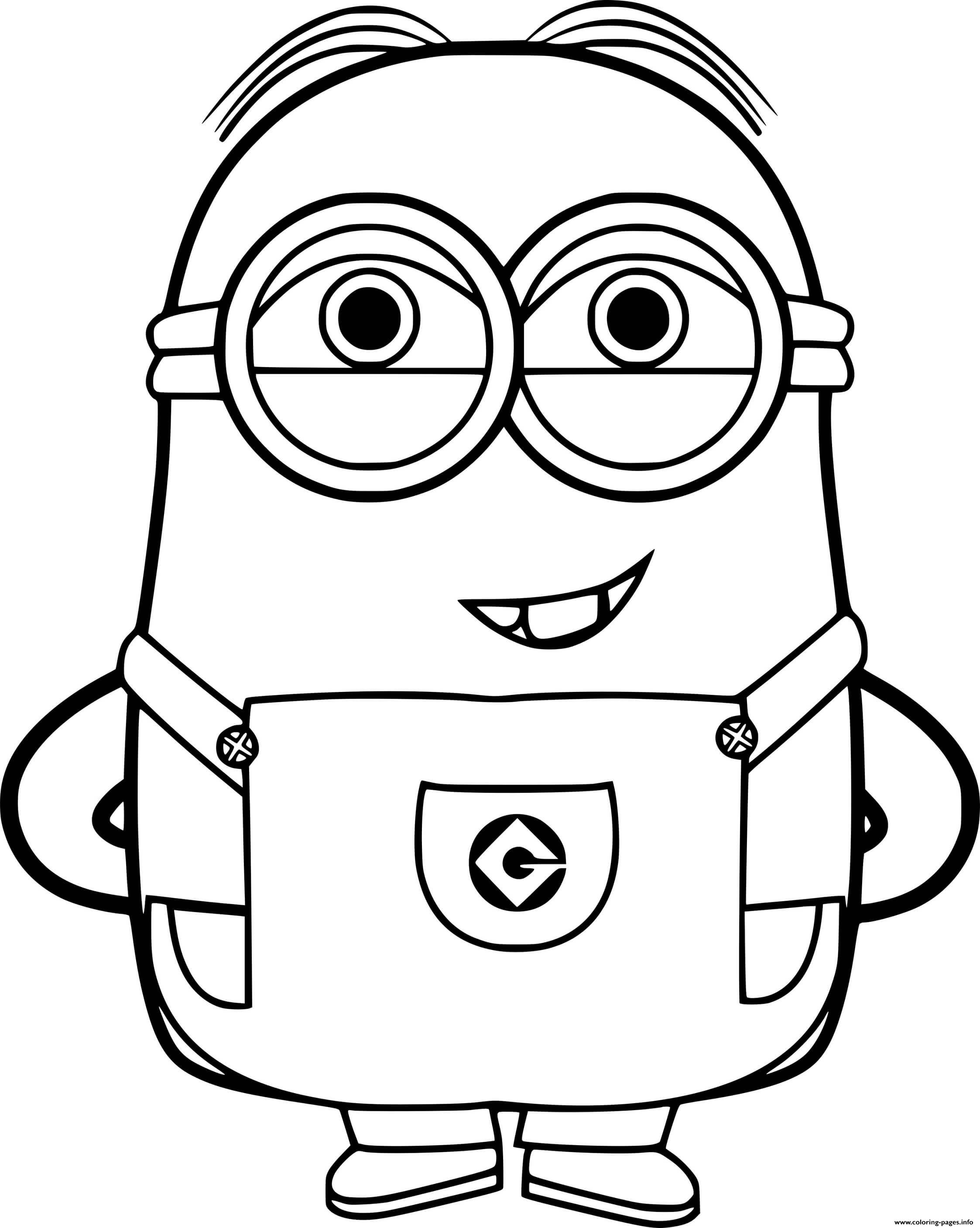 55 Printable Coloring Book Minions 8