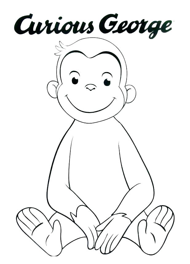 80 Printable Curious George Coloring Book 28