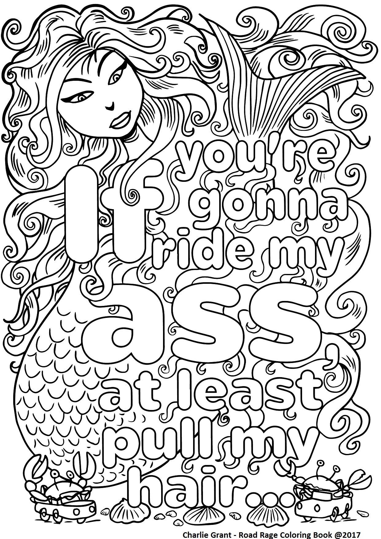 80 Printable Cuss Word Adult Coloring Book 14